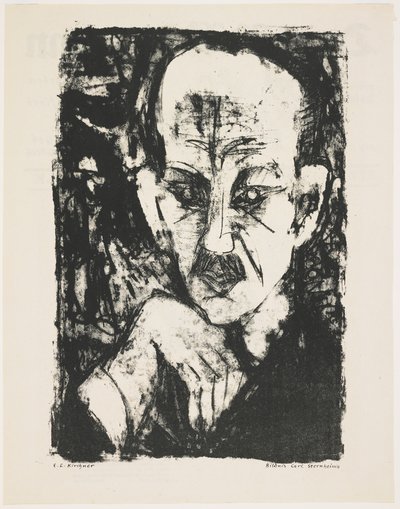 Portrait of Carl Sternheim by Ernst Ludwig Kirchner